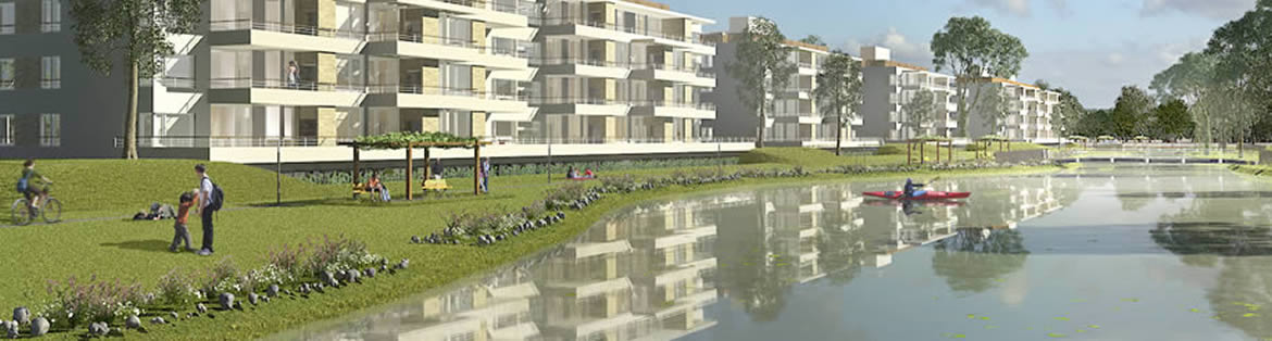 Vista proyecto condominios del lago